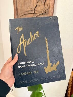 Vintage US Navy The Anchor Yearbook Company 369 San Diego